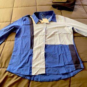 Brand new with tags long sleeve women’s dress shirt
